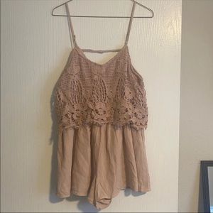 Light Pink/Blush Colored American Eagle Romper